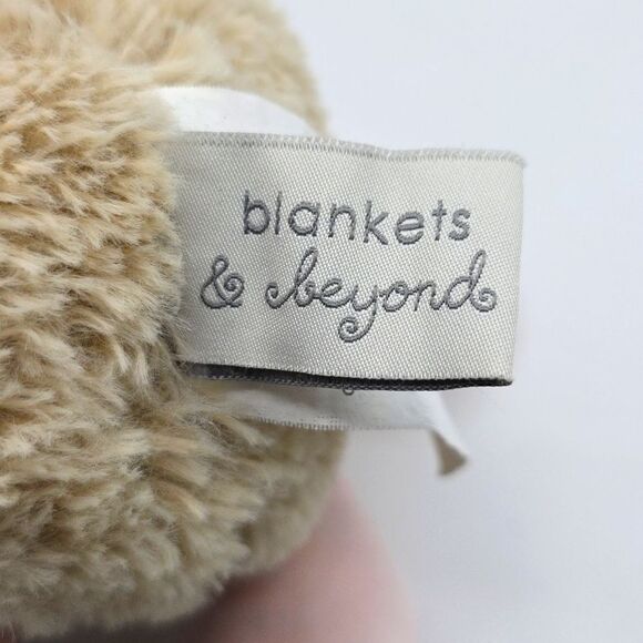 Blankets and Beyond Hedghog Rattle Lovey Plush Stuffed Toy Pink Bow - Picture 11 of 17